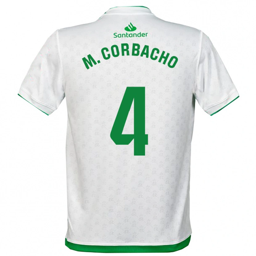 Danxen Women María Corbacho Carrero #4 Green White Home Jersey 2025/26 T-Shirt