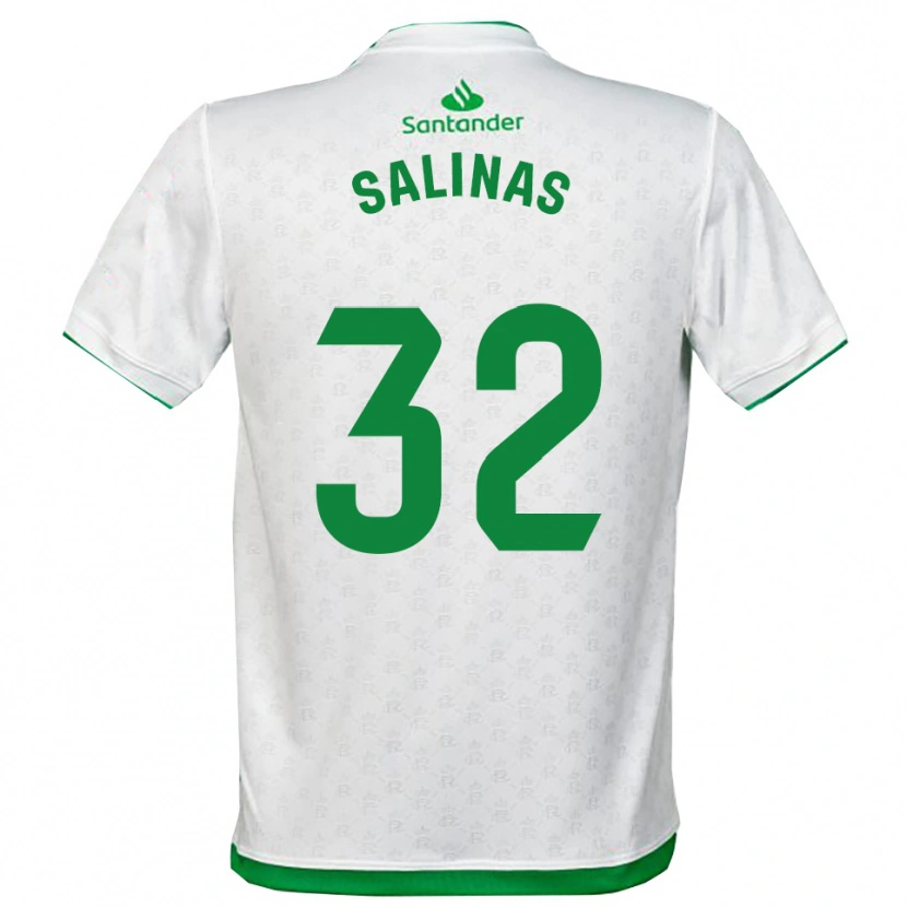 Danxen Women Jorge Salinas #32 Green White Home Jersey 2025/26 T-Shirt