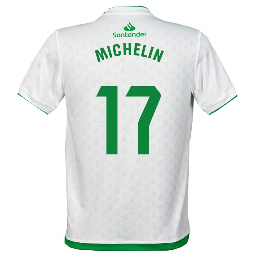 Danxen Women Clément Michelin #17 Green White Home Jersey 2025/26 T-Shirt