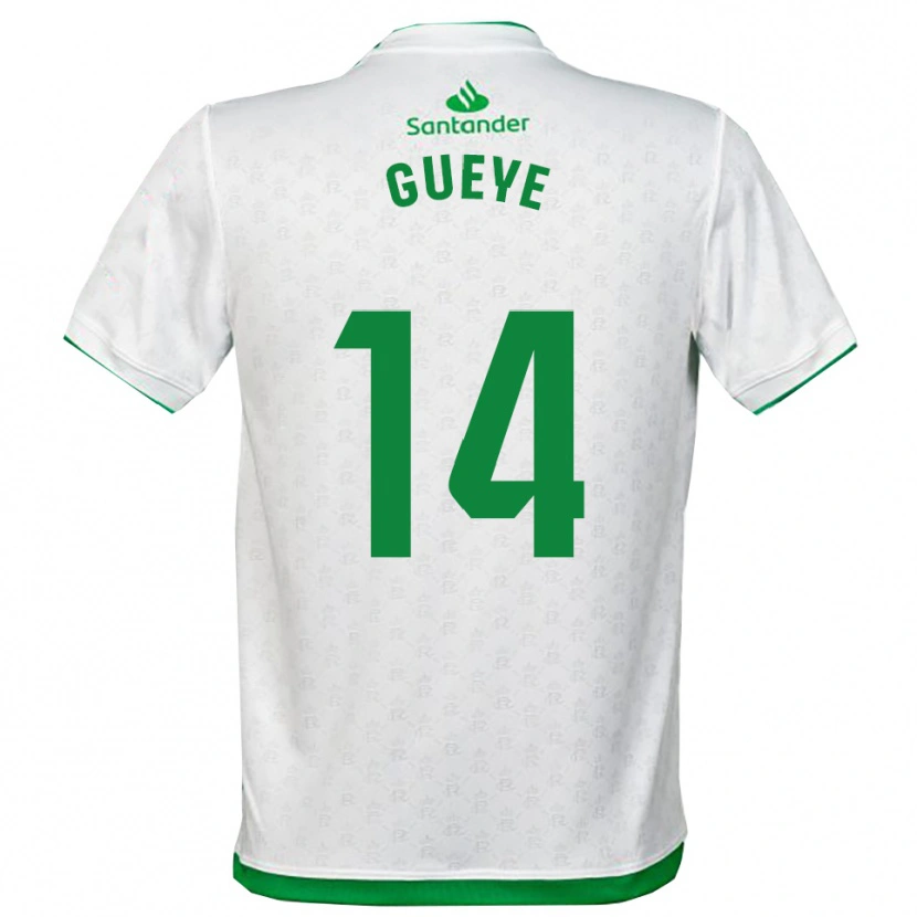 Danxen Women Maguette Gueye #14 Green White Home Jersey 2025/26 T-Shirt
