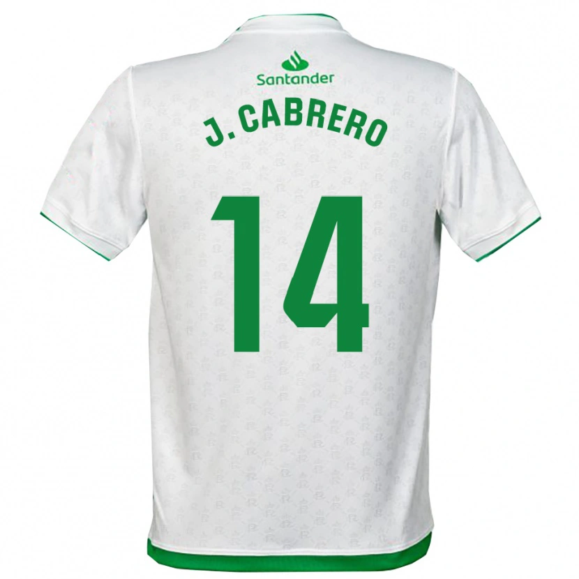 Danxen Women Jimena Cabrero De La Llama #14 Green White Home Jersey 2025/26 T-Shirt