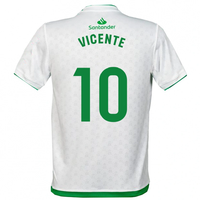 Danxen Women Iñigo Vicente #10 Green White Home Jersey 2025/26 T-Shirt