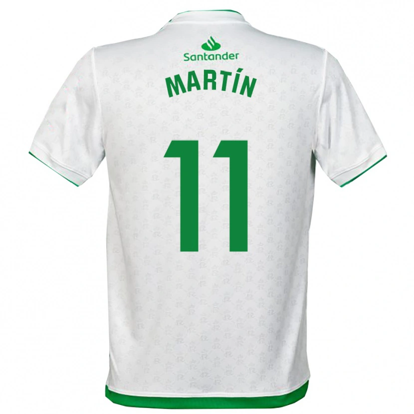 Danxen Women Andrés Martín #11 Green White Home Jersey 2025/26 T-Shirt