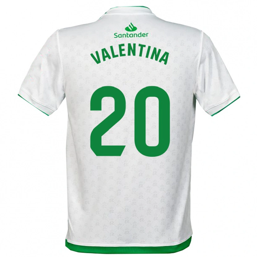 Danxen Women Valentina Lucumi Montoya #20 Green White Home Jersey 2025/26 T-Shirt