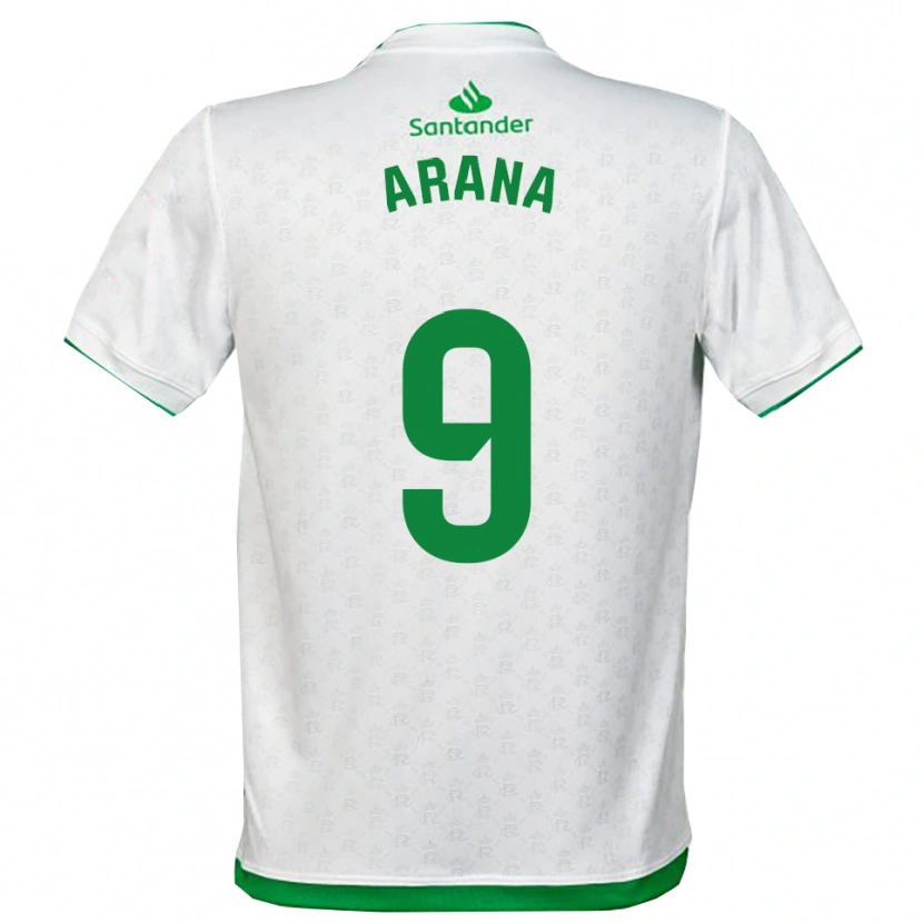 Danxen Women Juan Carlos Arana #9 Green White Home Jersey 2025/26 T-Shirt
