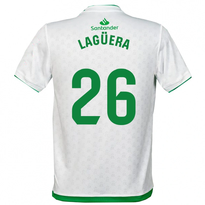 Danxen Women Christian Lagüera #26 Green White Home Jersey 2025/26 T-Shirt