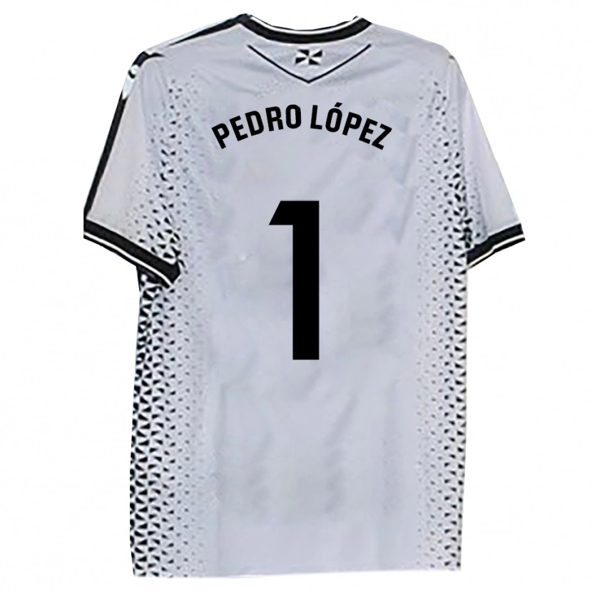 Danxen Women Pedro López #1 White Black Home Jersey 2025/26 T-Shirt