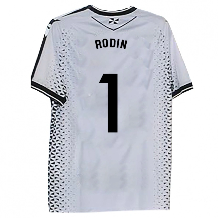 Danxen Women Antonio Rodin #1 White Black Home Jersey 2025/26 T-Shirt