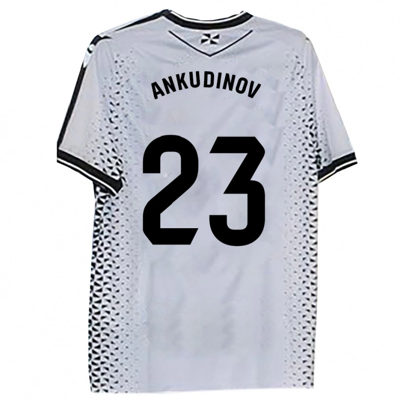 Danxen Women Danil Ankudinov #23 White Black Home Jersey 2025/26 T-Shirt