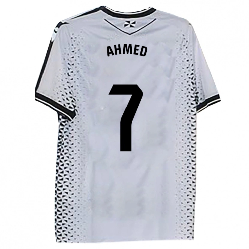Danxen Women Aisar Ahmed #7 White Black Home Jersey 2025/26 T-Shirt