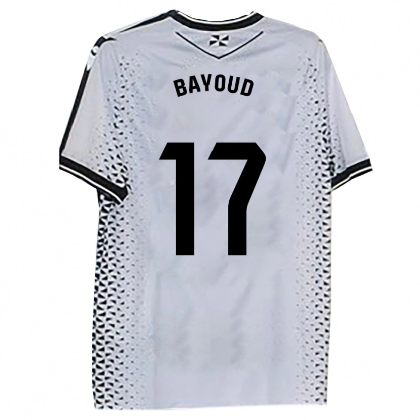 Danxen Women Taufek Bayoud #17 White Black Home Jersey 2025/26 T-Shirt