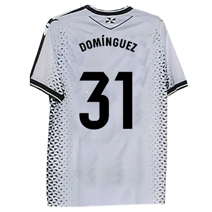 Danxen Women Curro Domínguez #31 White Black Home Jersey 2025/26 T-Shirt