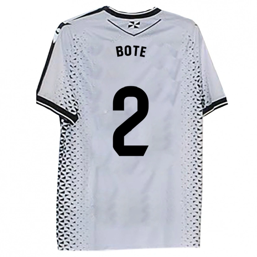 Danxen Women Jorge Bote #2 White Black Home Jersey 2025/26 T-Shirt
