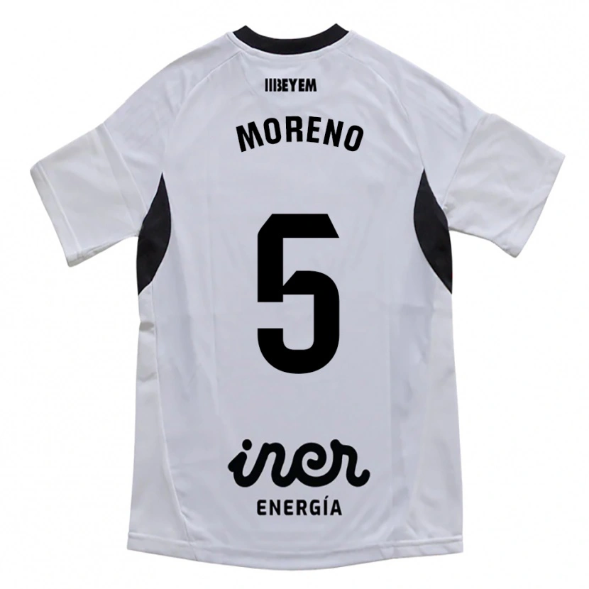 Danxen Women Javi Moreno #5 White Purple Home Jersey 2025/26 T-Shirt