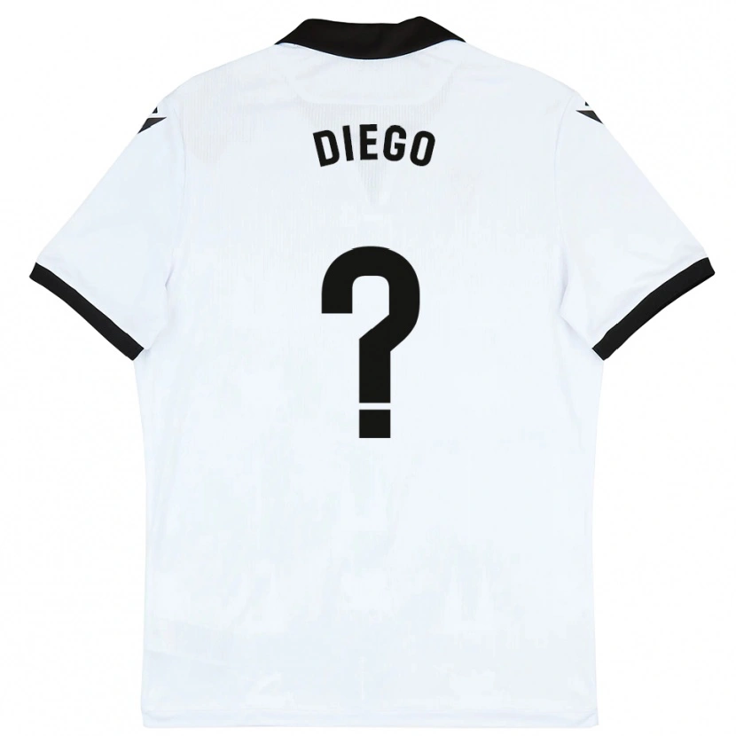 Danxen Women Diego Sánchez #0 White Black Home Jersey 2025/26 T-Shirt