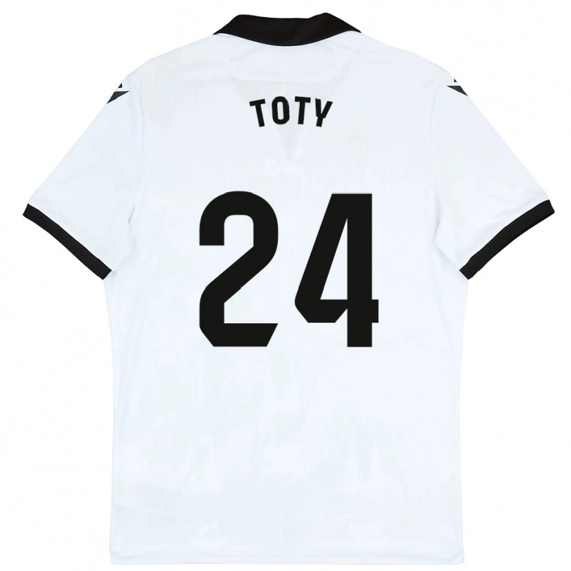 Danxen Women Lasme Toty #24 White Black Home Jersey 2025/26 T-Shirt