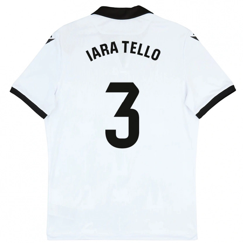Danxen Women Iara Tello #3 White Black Home Jersey 2025/26 T-Shirt