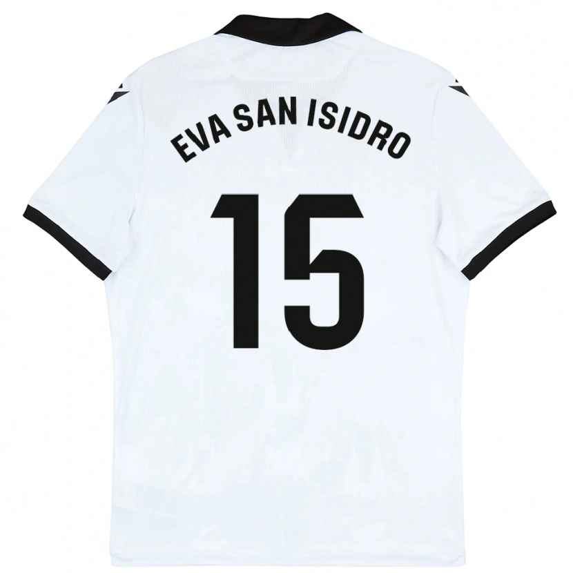 Danxen Women Eva San Isidro #15 White Black Home Jersey 2025/26 T-Shirt