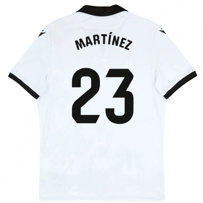 Danxen Women Jan Martínez #23 White Black Home Jersey 2025/26 T-Shirt
