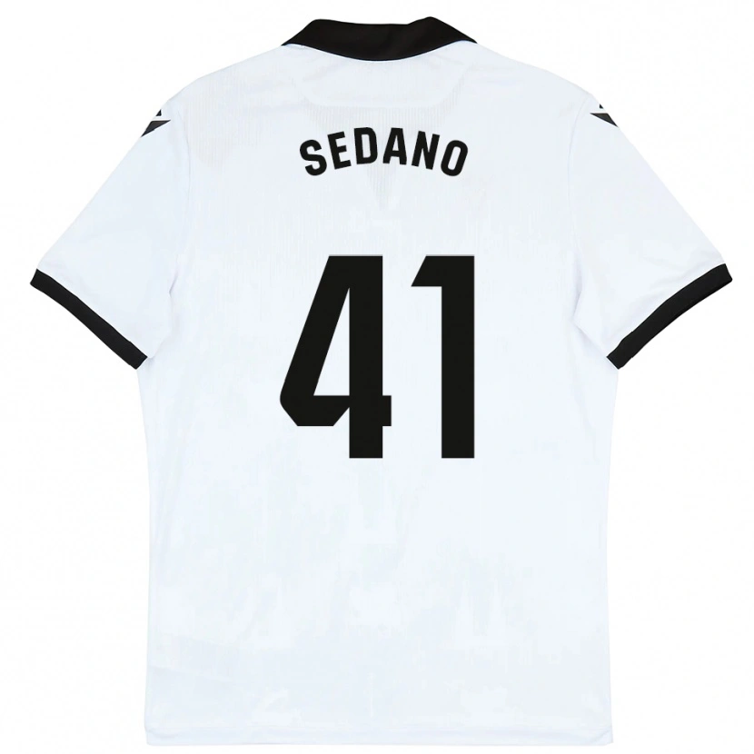 Danxen Women Hugo Sedano #41 White Black Home Jersey 2025/26 T-Shirt
