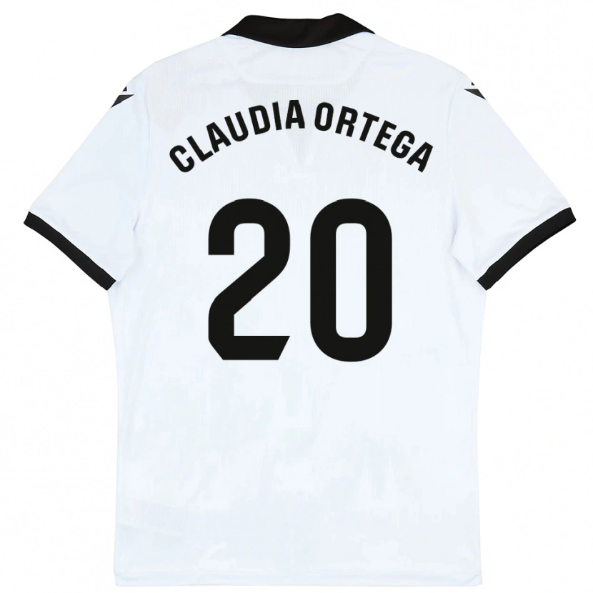 Danxen Women Claudia Ortega #20 White Black Home Jersey 2025/26 T-Shirt