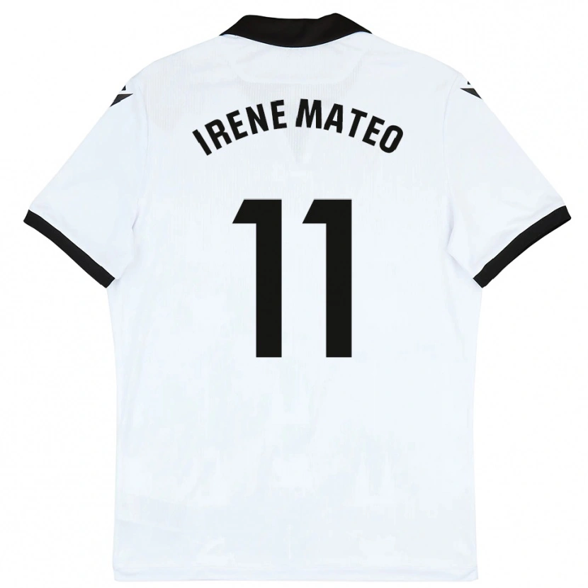 Danxen Women Irene Mateo #11 White Black Home Jersey 2025/26 T-Shirt