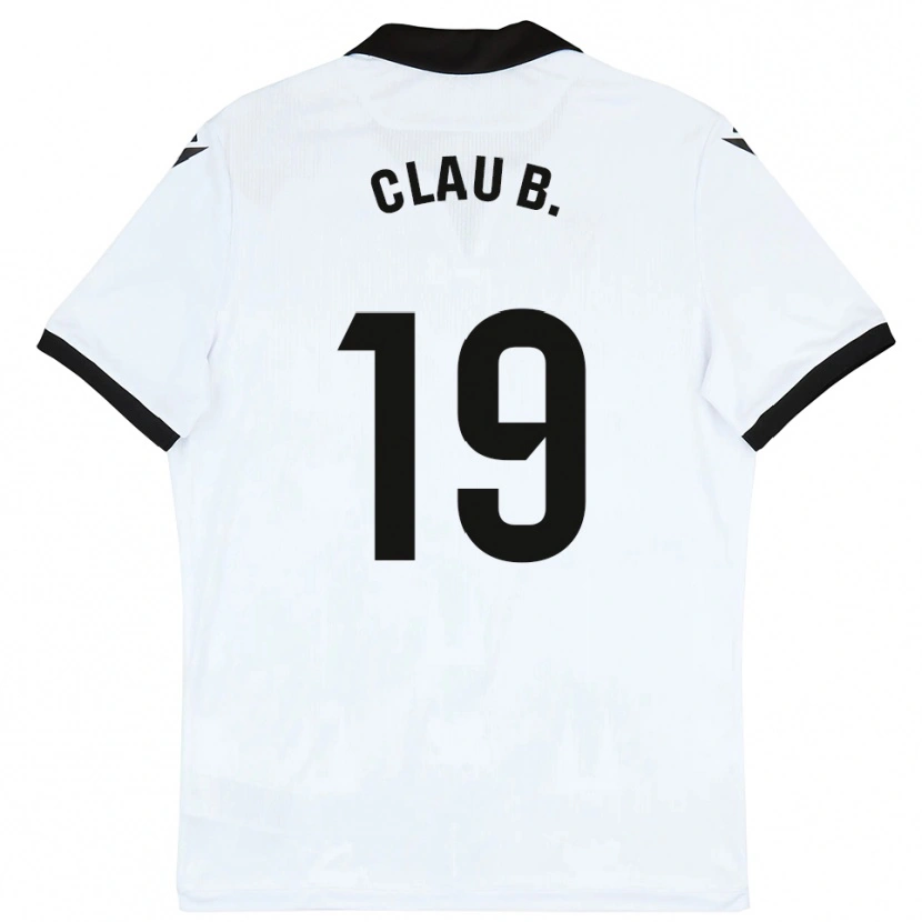 Danxen Women Claudia Barrios #19 White Black Home Jersey 2025/26 T-Shirt