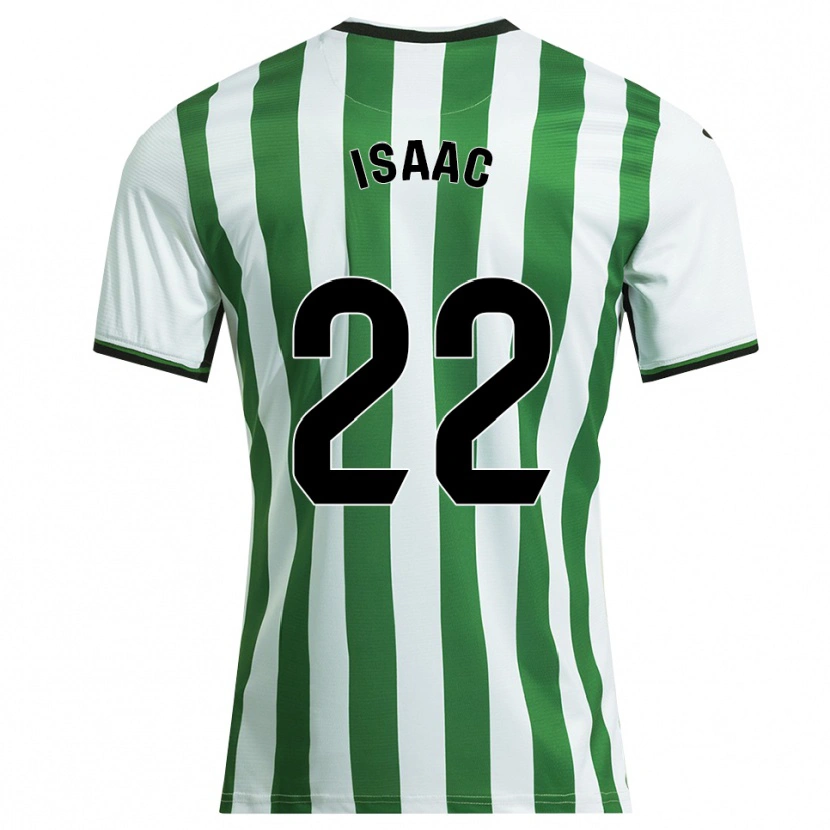Danxen Women Carlos Isaac #22 White Green Home Jersey 2025/26 T-Shirt