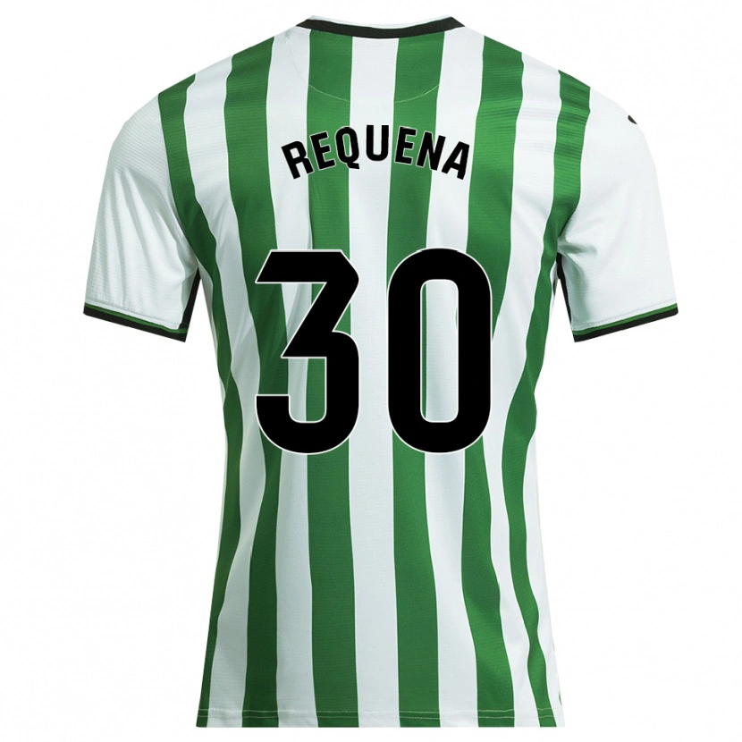 Danxen Women Dani Requena #30 White Green Home Jersey 2025/26 T-Shirt