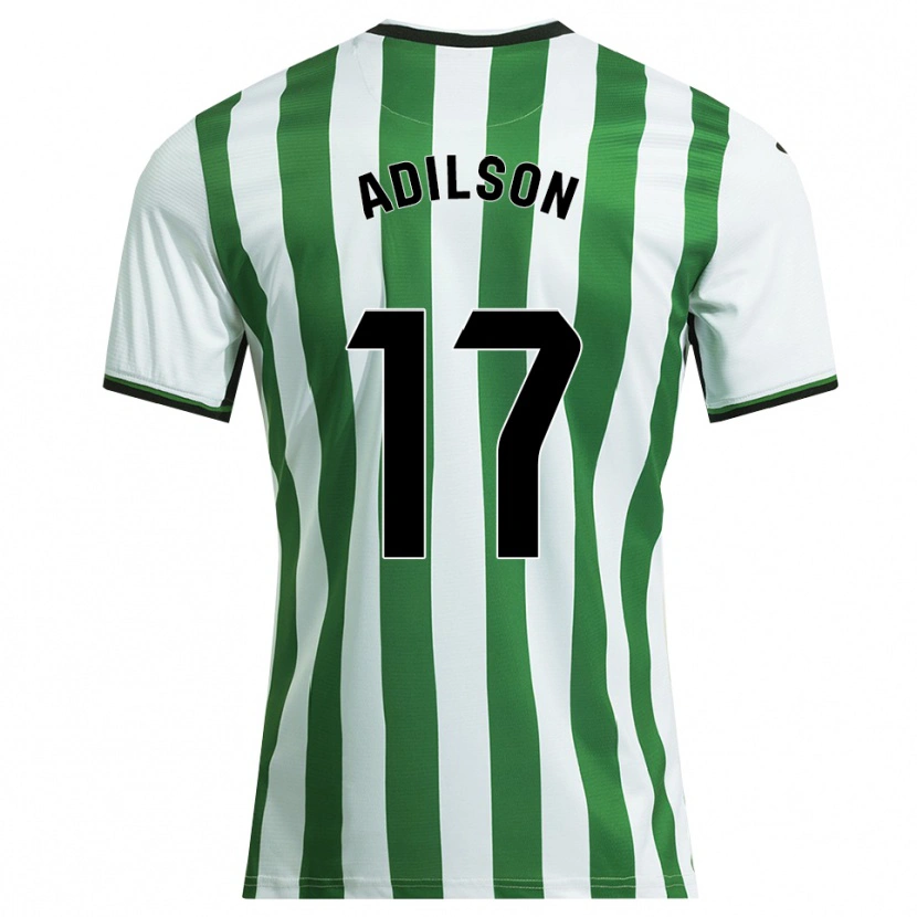 Danxen Women Adilson #17 White Green Home Jersey 2025/26 T-Shirt