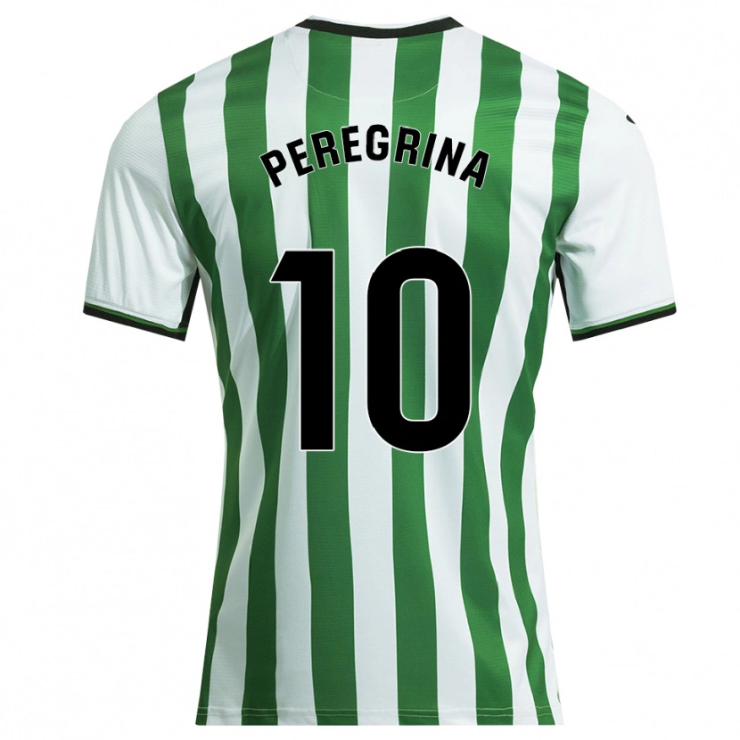 Danxen Women Mario Peregrina #10 White Green Home Jersey 2025/26 T-Shirt
