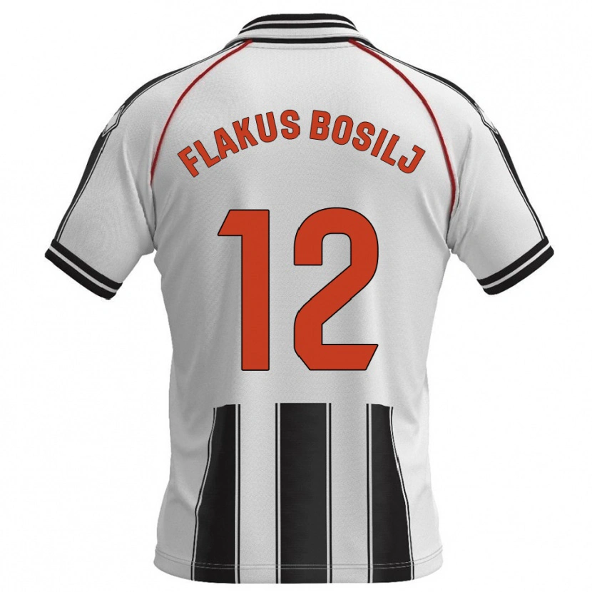 Danxen Women David Flakus Bosilj #12 White Black Home Jersey 2025/26 T-Shirt