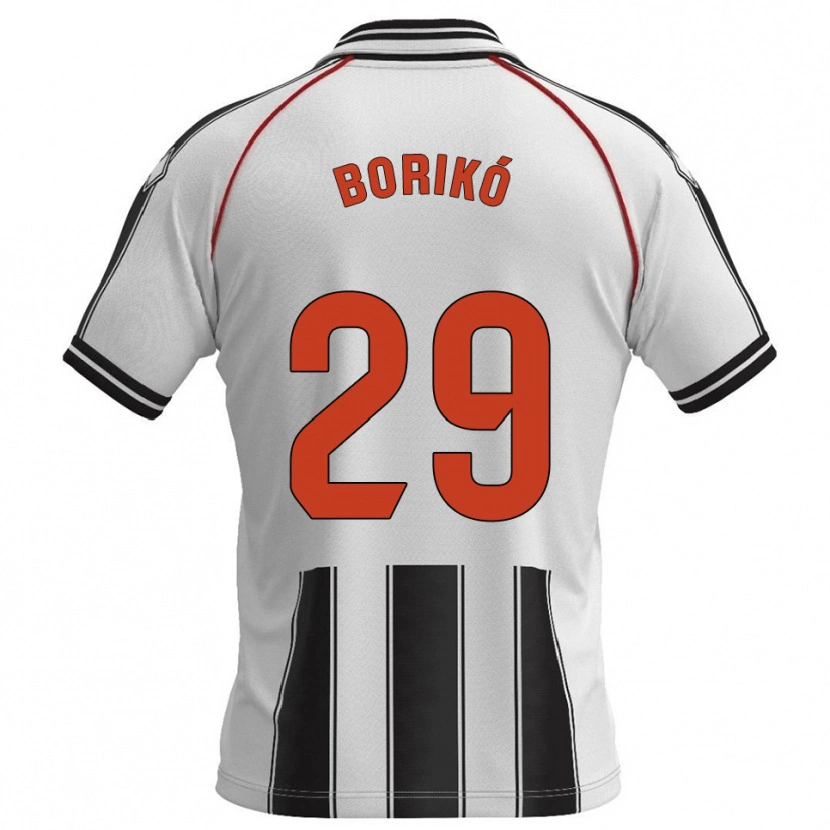 Danxen Women Santi Borikó #29 White Black Home Jersey 2025/26 T-Shirt