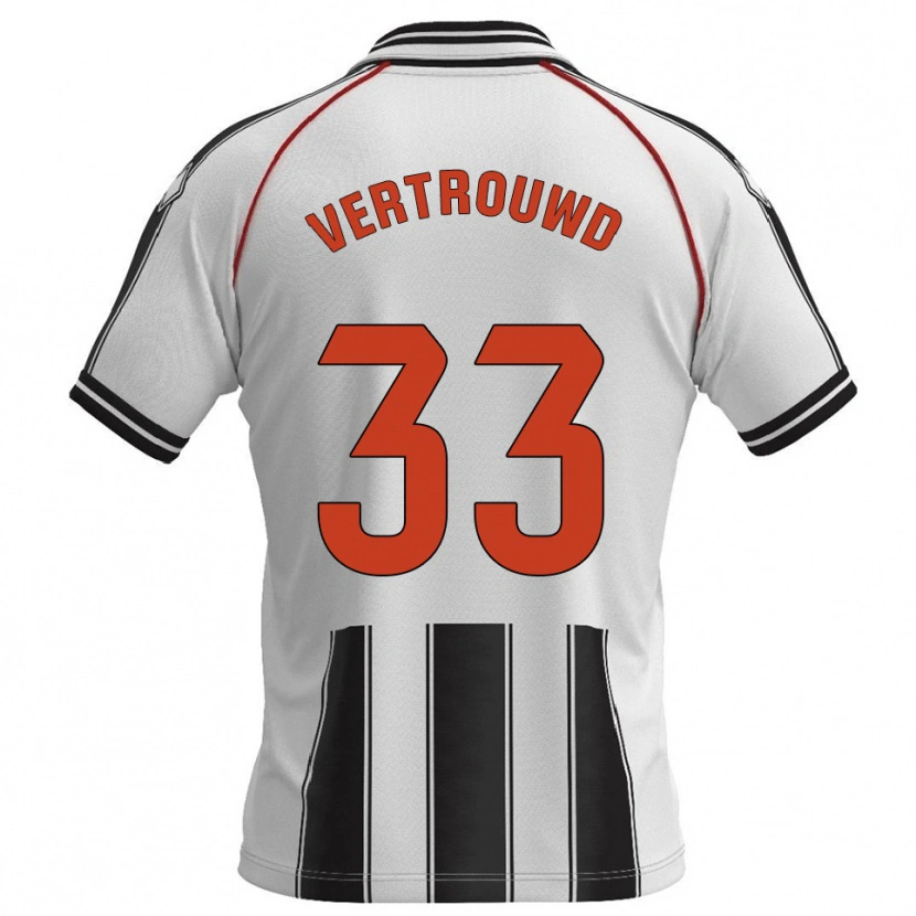 Danxen Women Jozhua Vertrouwd #33 White Black Home Jersey 2025/26 T-Shirt