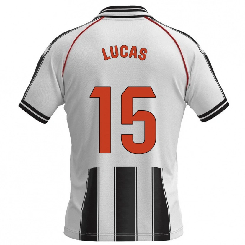 Danxen Women Lucas Alcázar #15 White Black Home Jersey 2025/26 T-Shirt