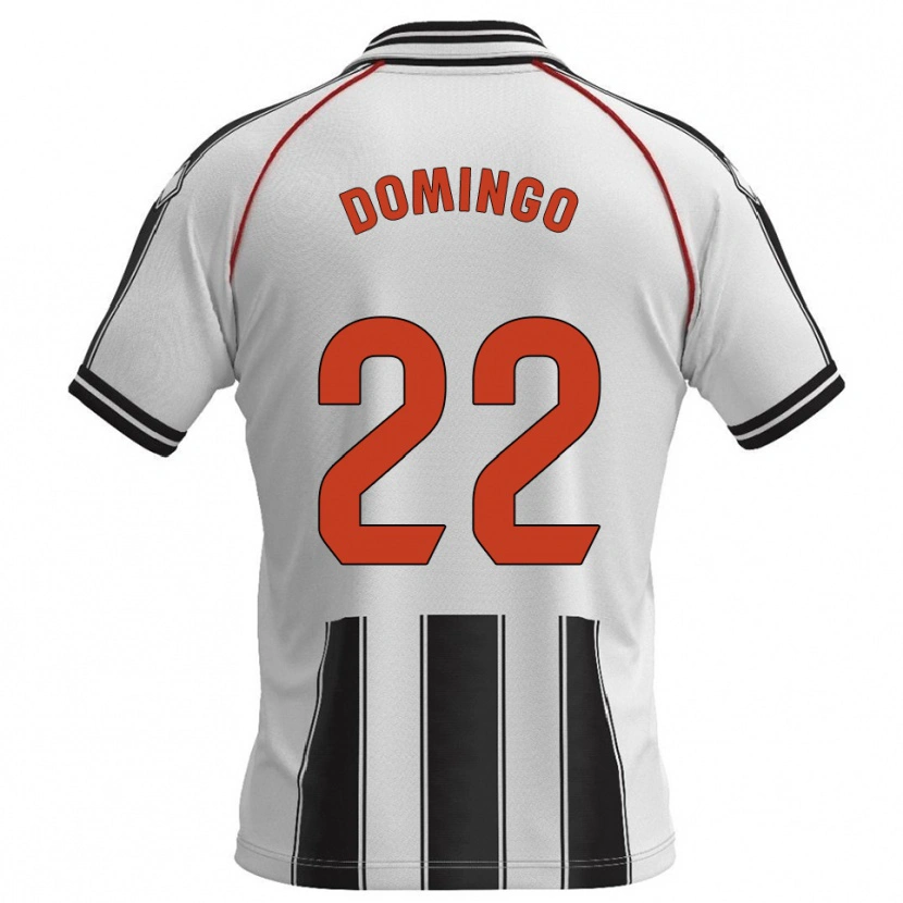 Danxen Women Jorge Domingo #22 White Black Home Jersey 2025/26 T-Shirt