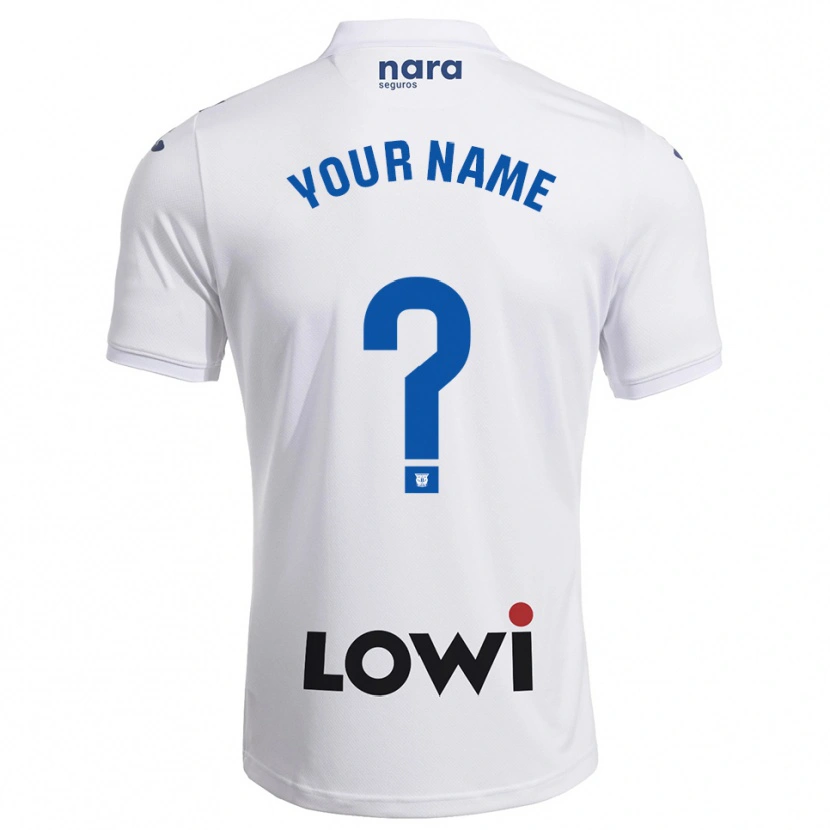 Danxen Women Your Name #0 White Navy Home Jersey 2025/26 T-Shirt