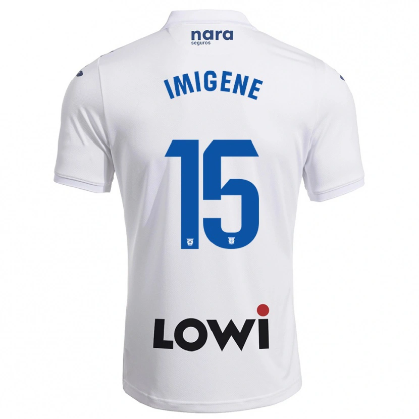 Danxen Women Said Imigene #15 White Navy Home Jersey 2025/26 T-Shirt