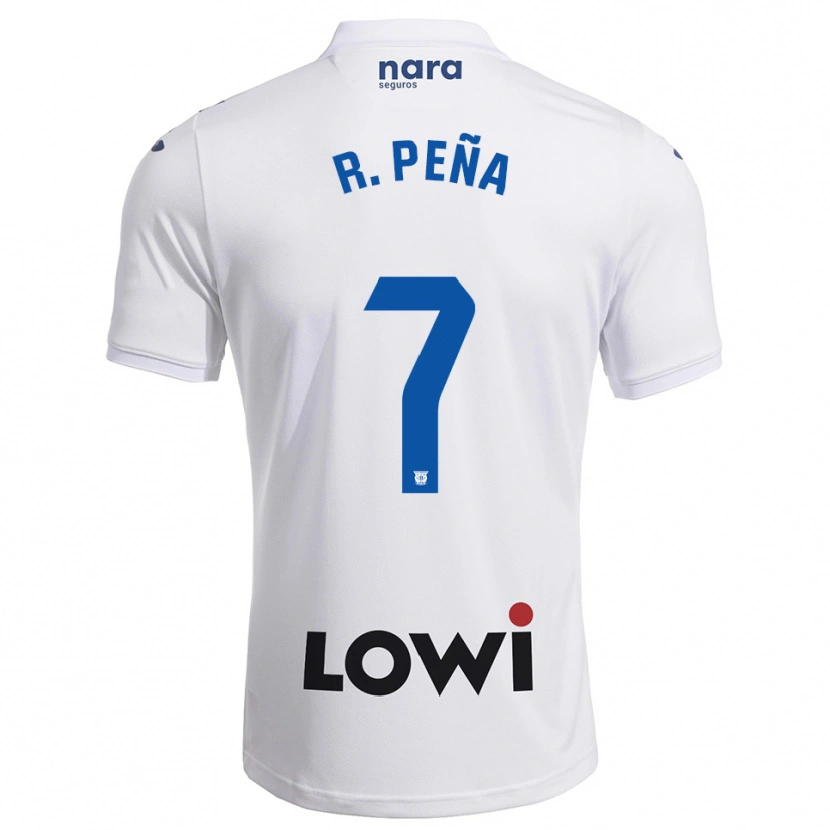 Danxen Women Rubén Peña #7 White Navy Home Jersey 2025/26 T-Shirt