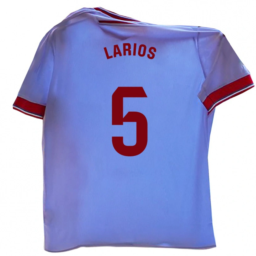 Danxen Women Juan Larios #5 White Red Home Jersey 2025/26 T-Shirt