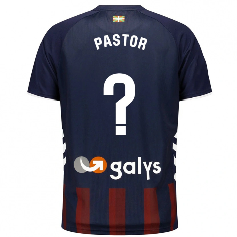 Danxen Women Xavier Pastor #0 Navy Red Home Jersey 2025/26 T-Shirt