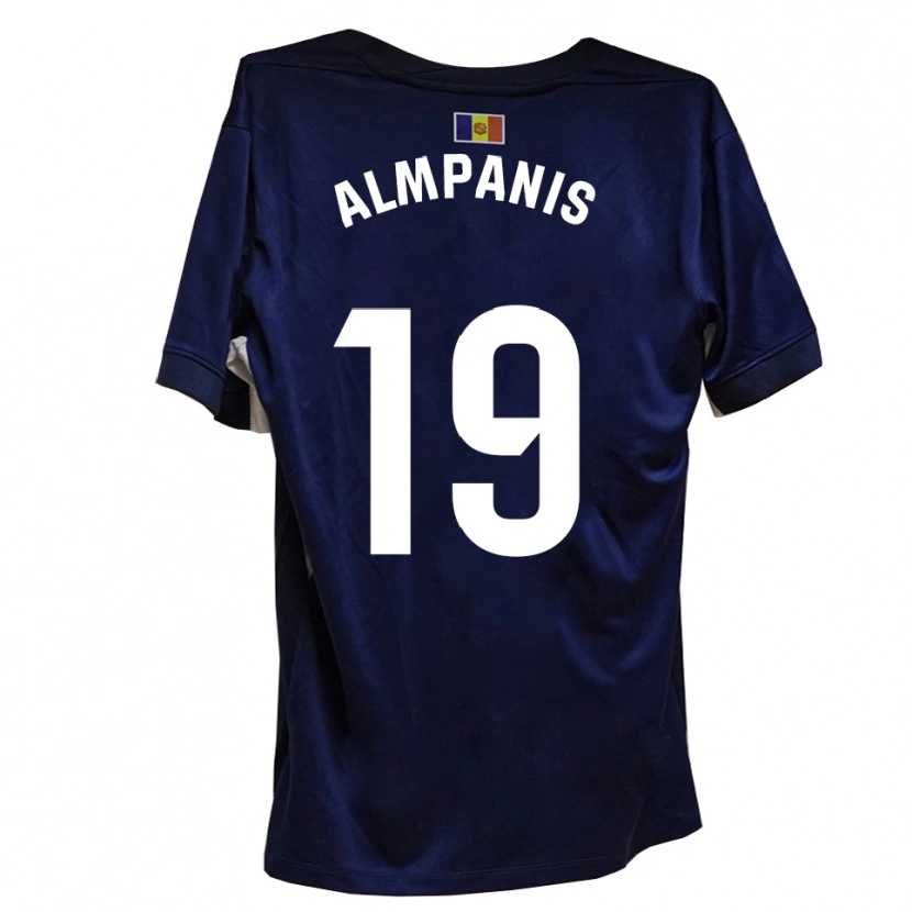 Danxen Women Christos Almpanis #19 Navy White Home Jersey 2025/26 T-Shirt
