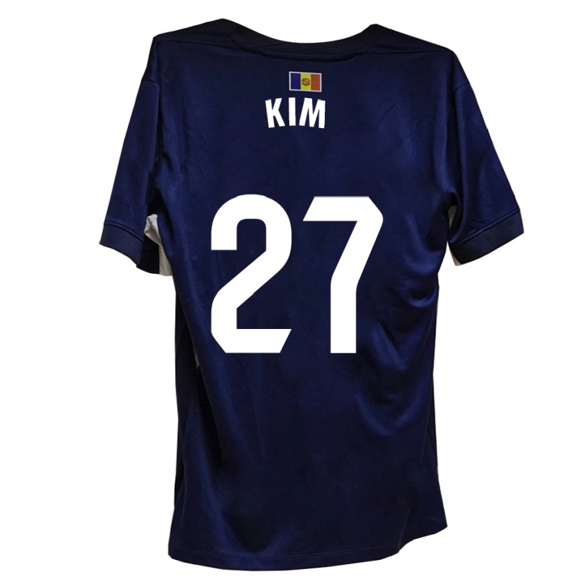 Danxen Women Min-Su Kim #27 Navy White Home Jersey 2025/26 T-Shirt