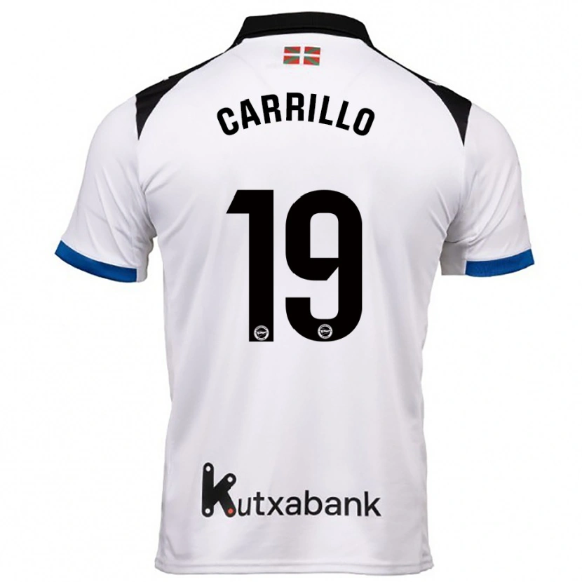 Danxen Women Sara Carrillo #19 White Blue Away Jersey 2025/26 T-Shirt
