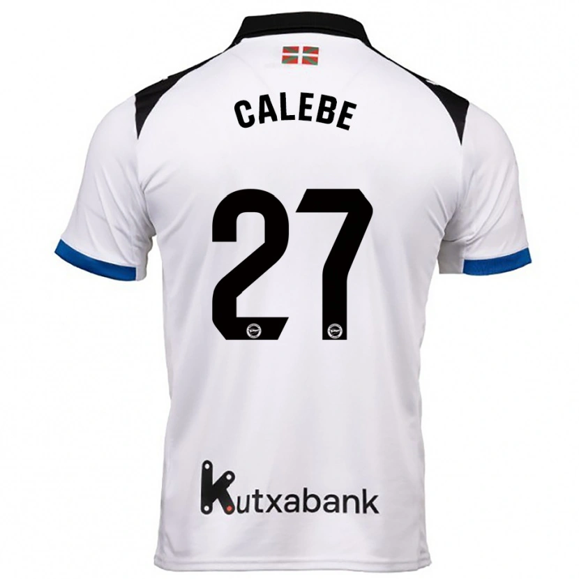Danxen Women Calebe #27 White Blue Away Jersey 2025/26 T-Shirt