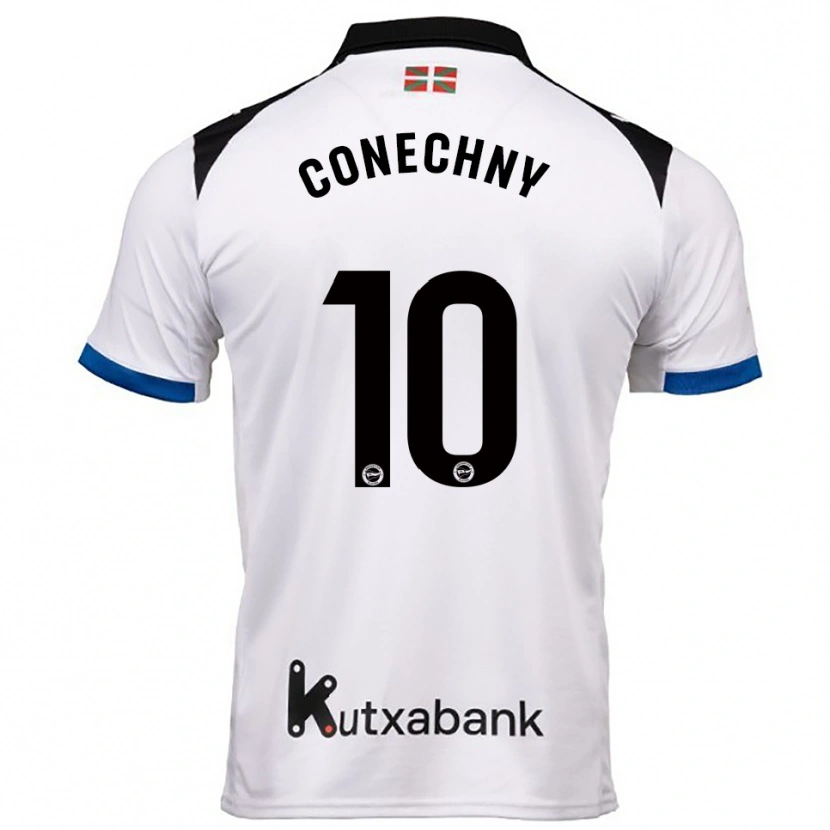 Danxen Women Tomás Conechny #10 White Blue Away Jersey 2025/26 T-Shirt
