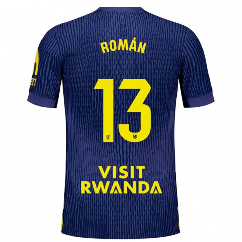 Danxen Women Francis Holgado #13 Navy Yellow Away Jersey 2025/26 T-Shirt