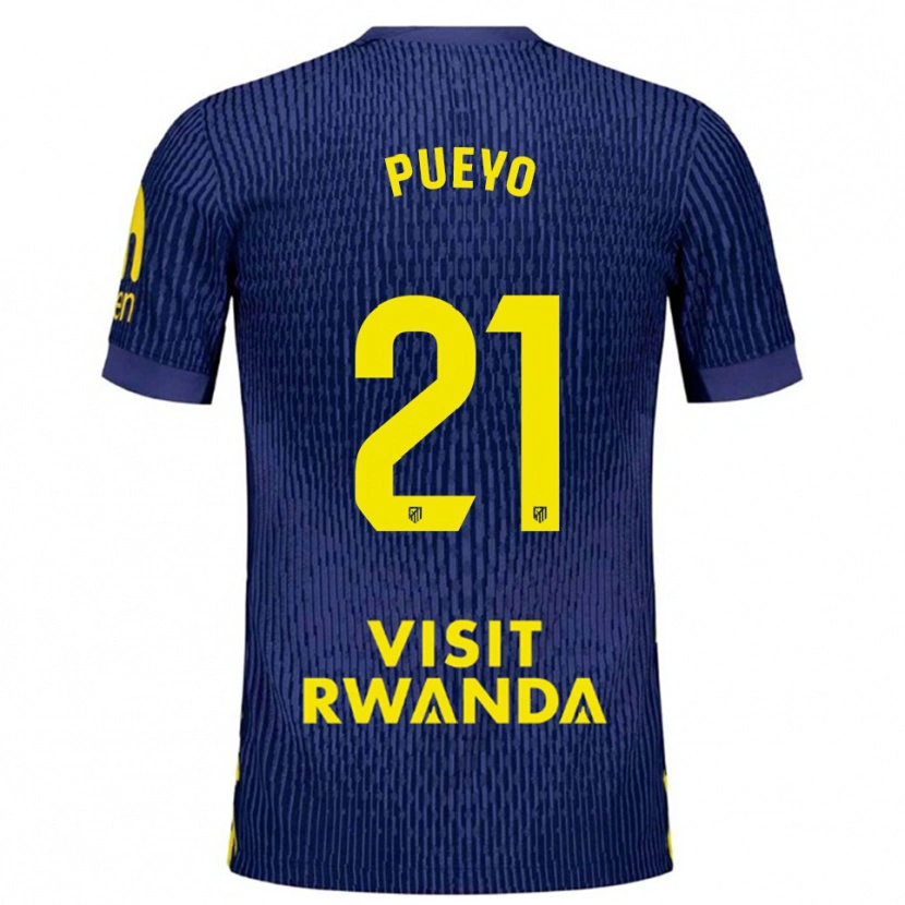 Danxen Women Jano Monserrate #21 Navy Yellow Away Jersey 2025/26 T-Shirt