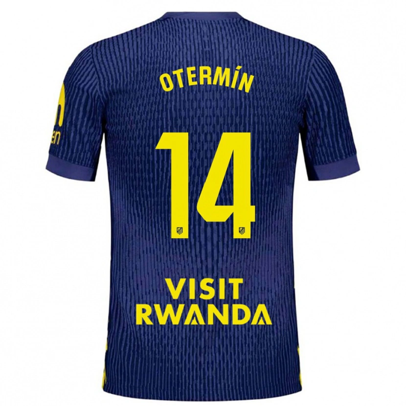 Danxen Women Rosa Otermín #14 Navy Yellow Away Jersey 2025/26 T-Shirt