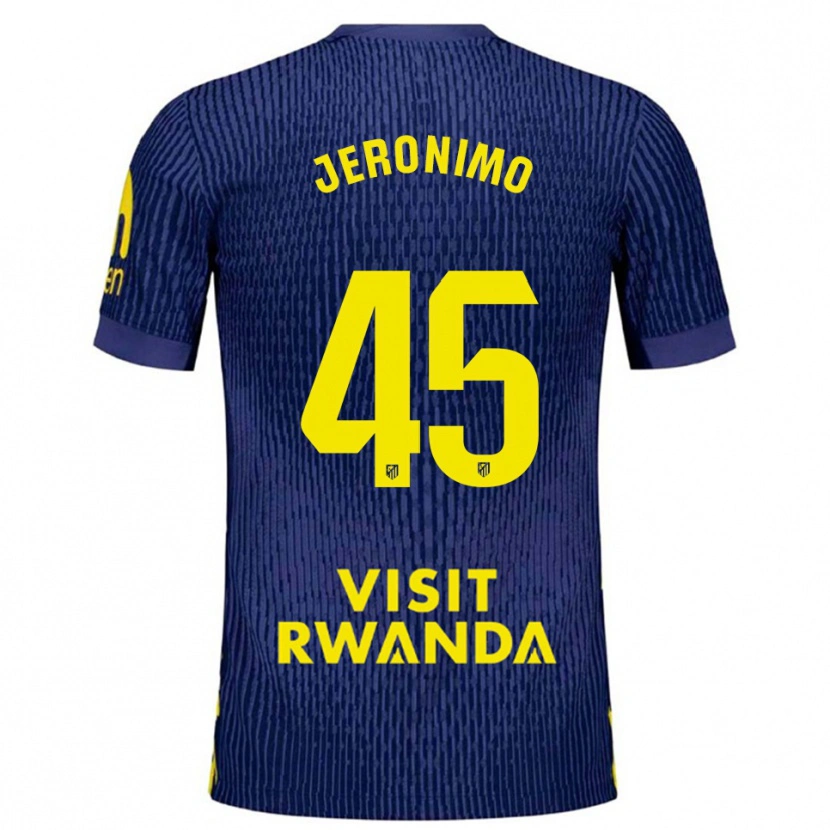 Danxen Women Isaiah Jeronimo #45 Navy Yellow Away Jersey 2025/26 T-Shirt